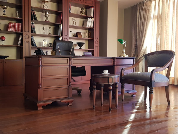 Klasik Ofis Madalion Yazı Masası / Classical Home Office/ Office Table