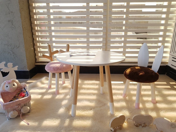 3'lü Çocuk Seti 2 / Montessori Aktivite Çocuk Masası ve Sandalye Set