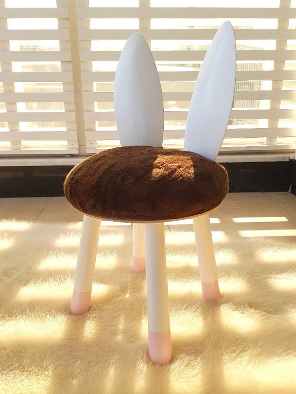 Kahve Döşemeli Tavşan Sandalye