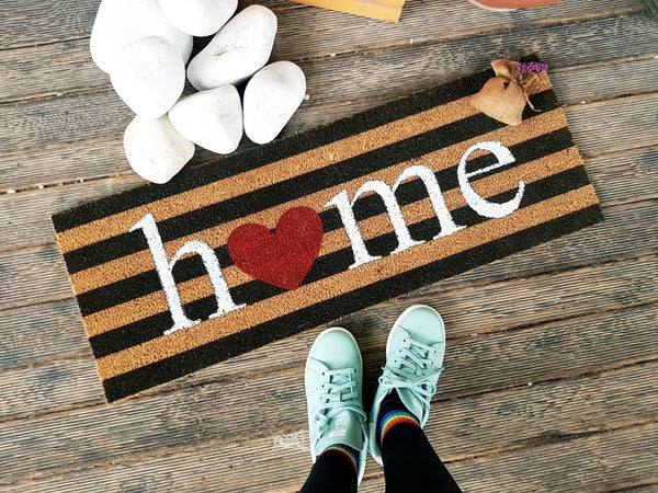 XL Home Chic 100x40 cm Kapı Önü Koko Kıl Paspas