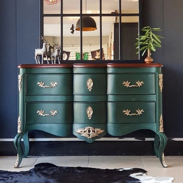 French Louis Green Chest