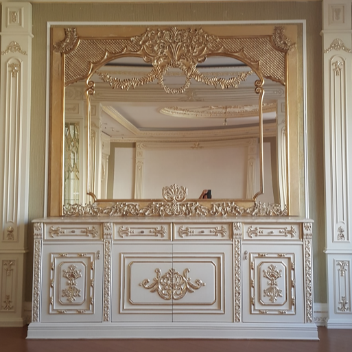 Sarnica Klasik Konsol ve Yemek Masası / Ham Cilasız Klasik Mobilya / Classical Furniture