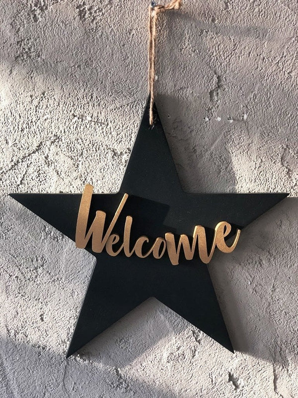 Yıldız Welcome Kapı Süsü / Hoşgeldiniz Dış Kapı Süsü