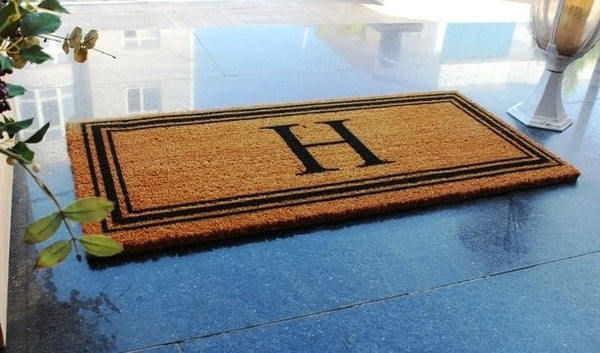 Harfli Çift Çerçeveli Tasarım Paspas