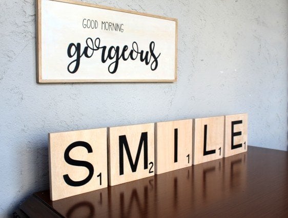 Scrabble Smile, Natural Renk