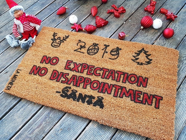 NO Expectations Doormat
